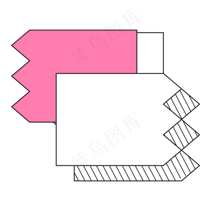 电商几何促销标签(2000*2000px 300 dpi )ai矢量模版下载