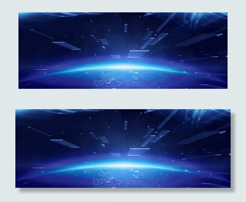 简约商务科技光晕星球背景