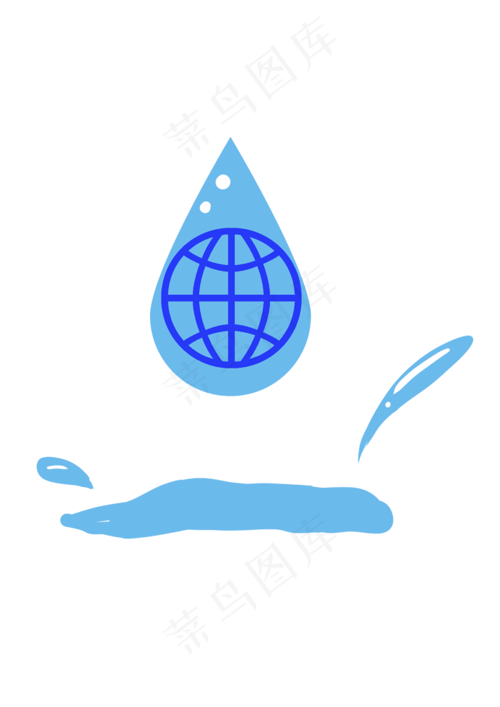 世界地球日保护环境节约地球用水