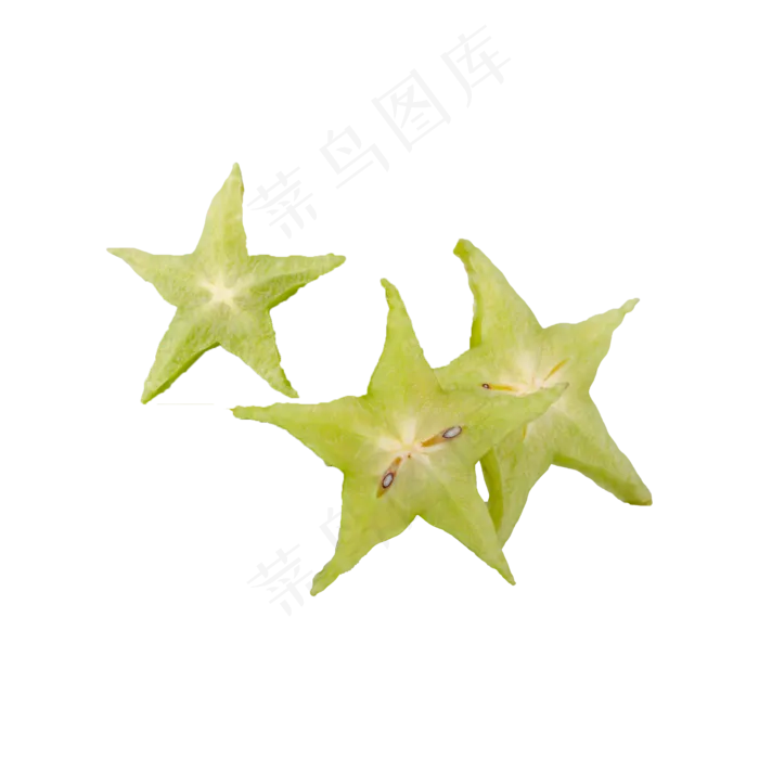 三片杨桃（png免抠）(2000X2000(DPI:300))psd模版下载