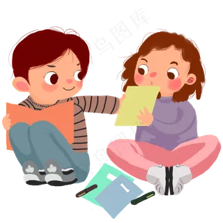 高考同学互相帮助备考