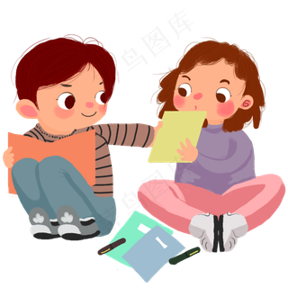 高考同学互相帮助备考