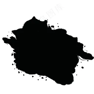 墨水墨迹矢量素材,免抠元素