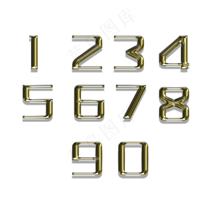 立体数字符号矢量素材,免抠元素艺术字(1645*3200px)eps,ai矢量模版下载