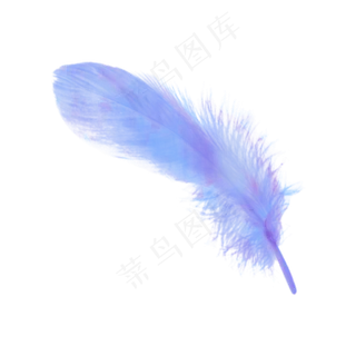 梦幻水彩彩色羽毛