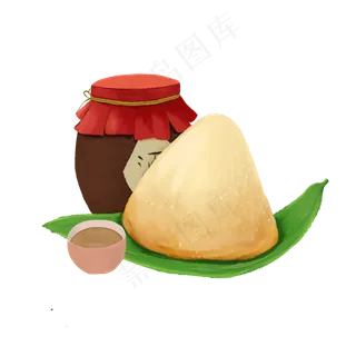 端午节粽子雄黄酒