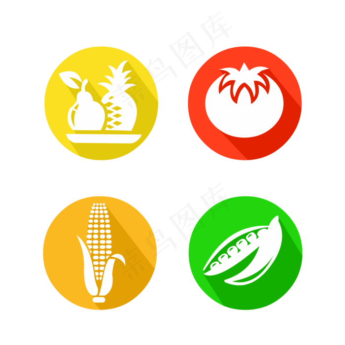 食物图片水果剪影蔬菜