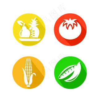 食物图片水果剪影蔬菜