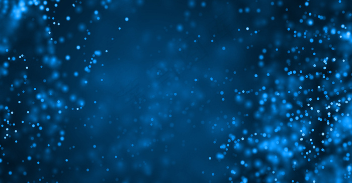 蓝色光效光斑圆圈背景