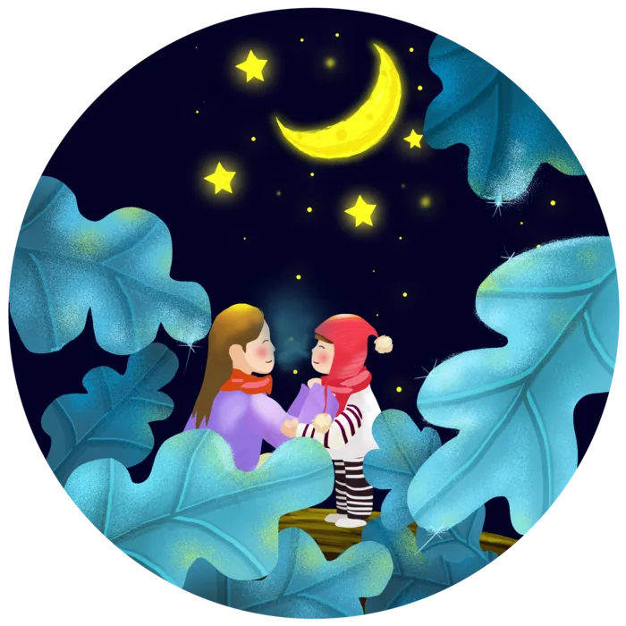 寒露妈妈孩子(2000X2000(DPI:150))psd模版下载