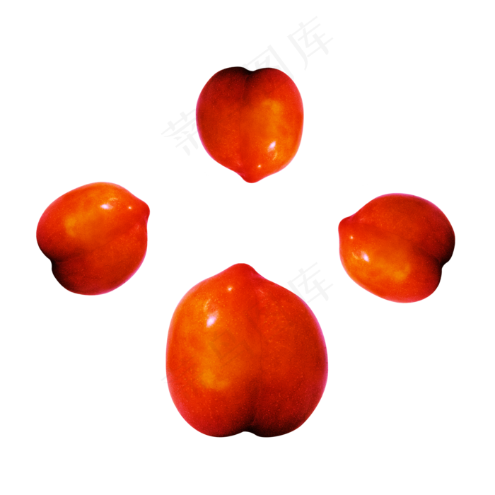 红色桃心李子(3008X3318(DPI:72))