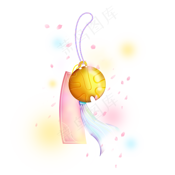 桃花挂件(3000X3000(DPI:300))psd模版下载