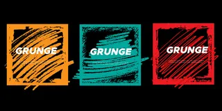 抽象grunge框架集合