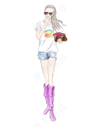 国庆出游旅游矢量图