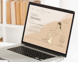 笔记本电脑在线教育理念