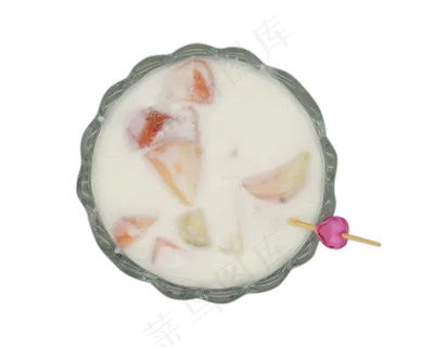 牛奶水果美食