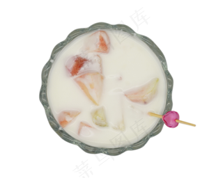 牛奶水果美食