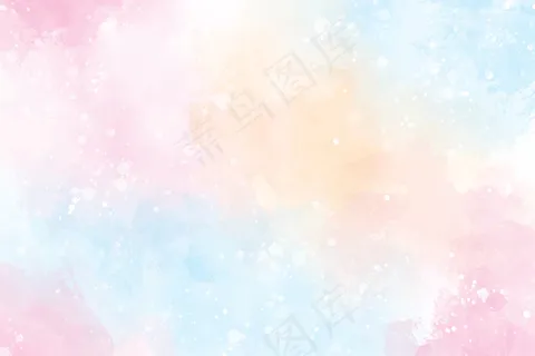 粉色多色甜美糖果情人节湿洗飞溅水彩背景