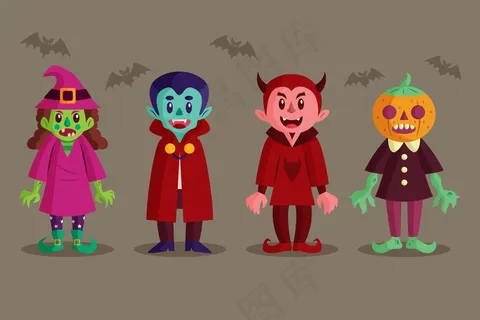 万圣节角色集