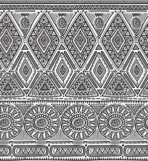 部落设计的无缝图案