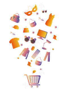 矢量电商购物元素