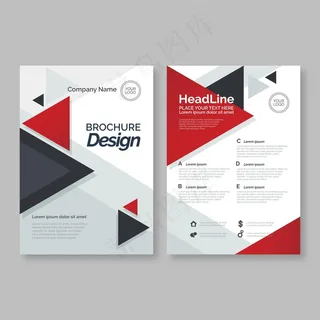 彩色封面模板概念