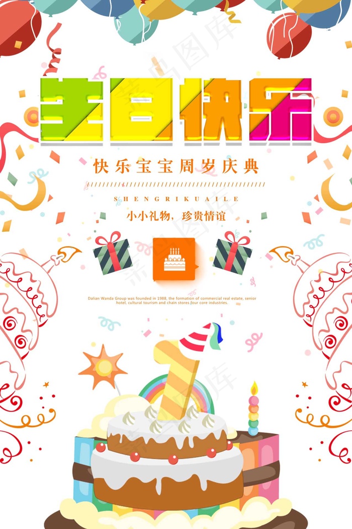 生日快乐海报