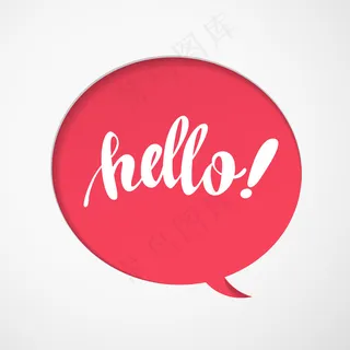 语音气泡矢量图。