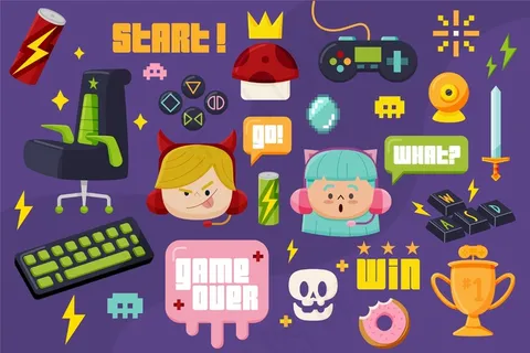 游戏流光概念元素包