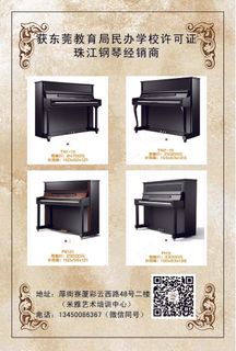 钢琴培训宣传单
