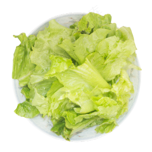 切开绿色蔬菜