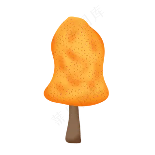 手绘蜡笔油粉秋天秋树素材元素