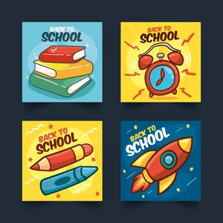 返回学校模板故事模板