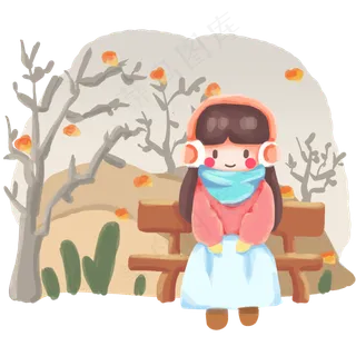 立冬节气凋零枯叶