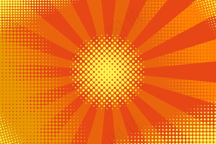 平面漫画风格背景