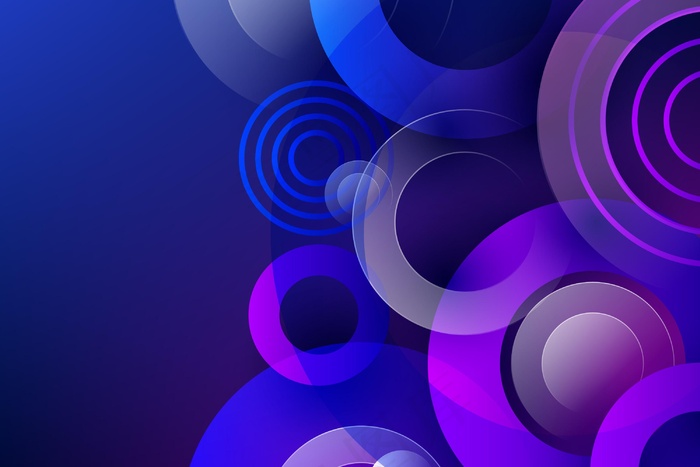 彩色重叠窗体背景