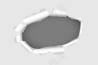 破洞页纸张背景设计