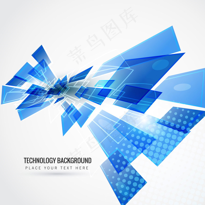 现代蓝色抽象背景