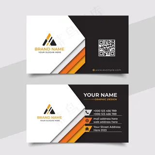 创意名片现代专业名片矢量设计