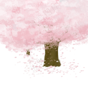 春天樱花,免抠元素