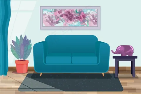 用于视频会议的家庭内部背景