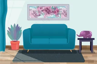 用于视频会议的家庭内部背景