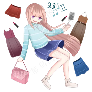 双十一女生狂欢购