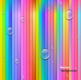 抽象的无缝彩色线条和背景