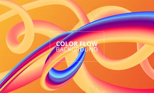 彩色流动背景设计 彩色流动背景设计