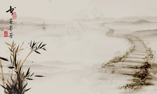 中国风工笔画高清背景图 中国风工笔画高清背景图