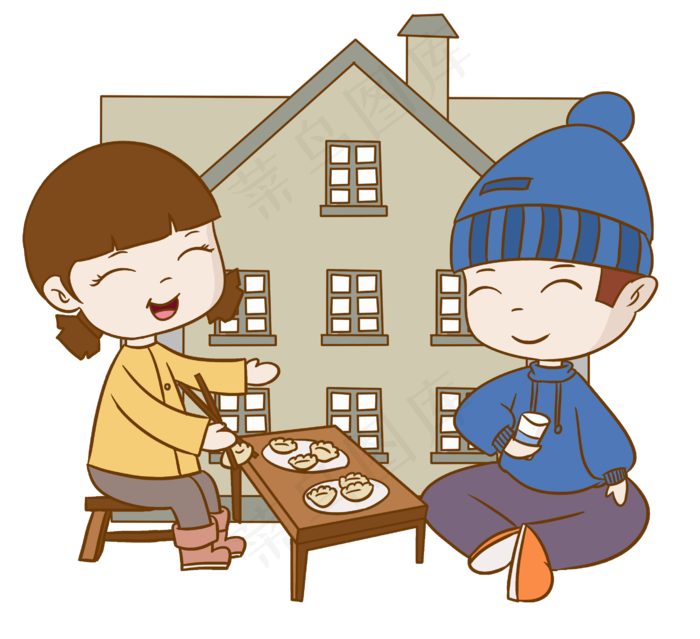 立冬二十四节气冬季吃饺子