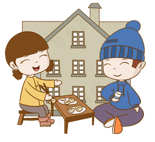 立冬二十四节气冬季吃饺子