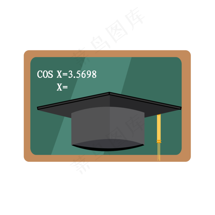 毕业季毕业证书帽子,免抠元素