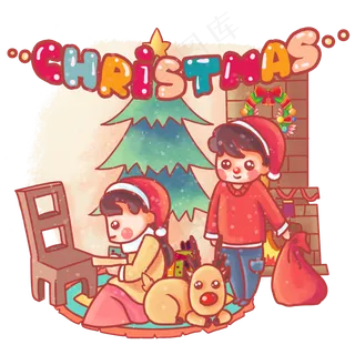 安静宁静平安夜圣诞夜,免抠元素